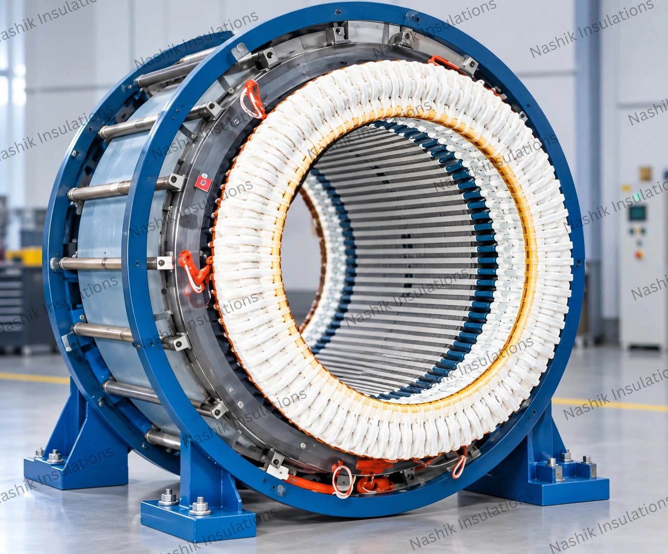 Armoring of Mica Based Insulation & Tying of Coils
